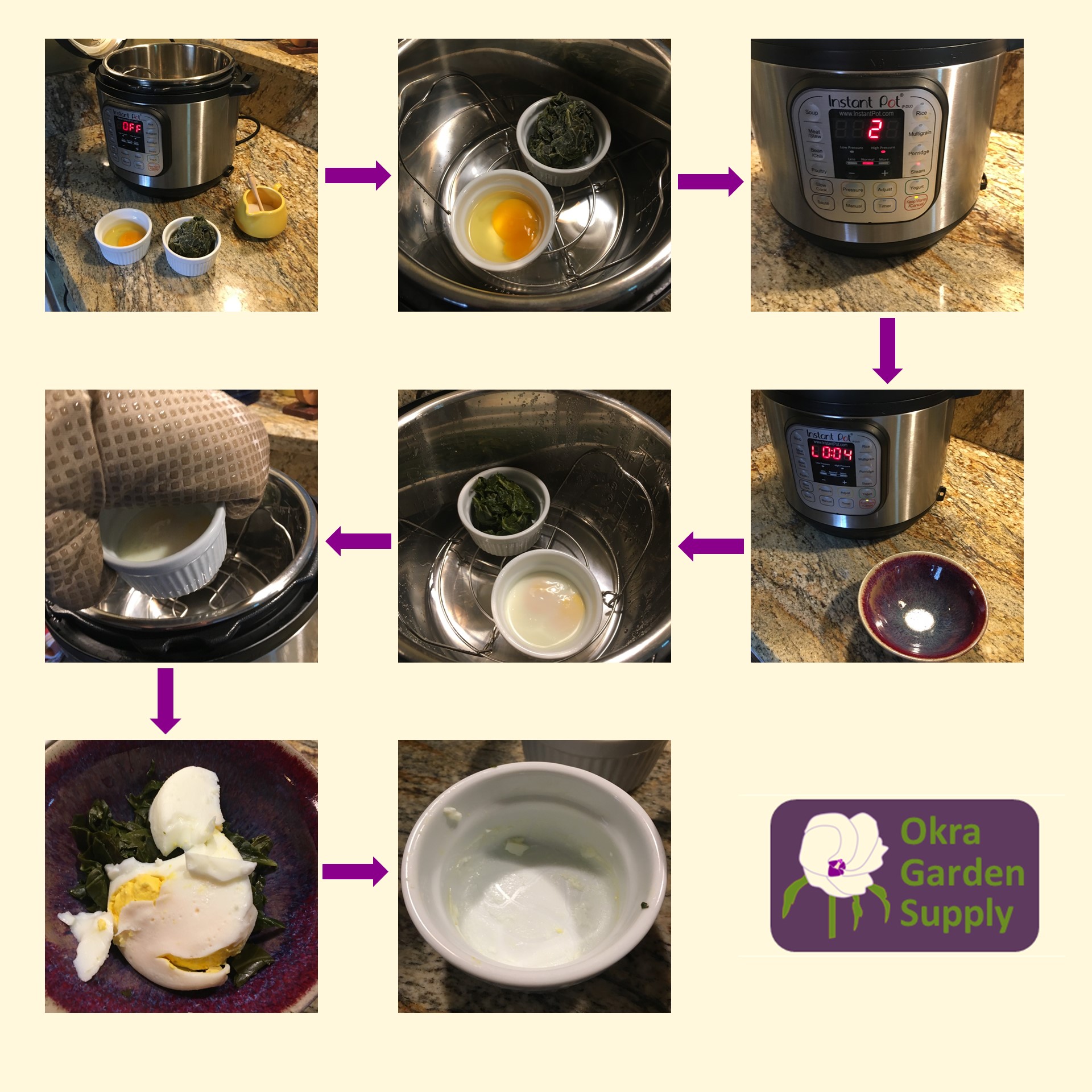 Collard Greens Garden to Freezer Okra Garden Supply